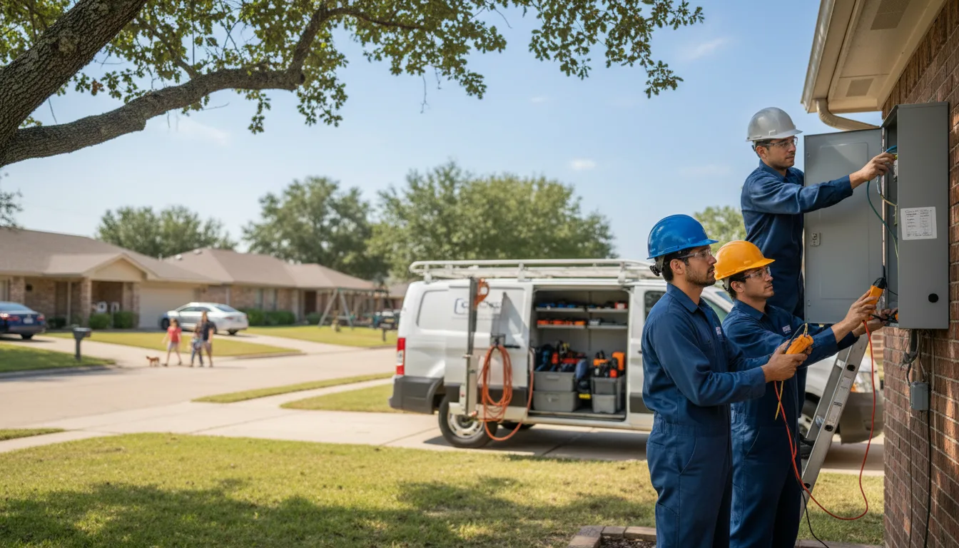 Certified electrician providing emergency electrical services in Edcouch, TX